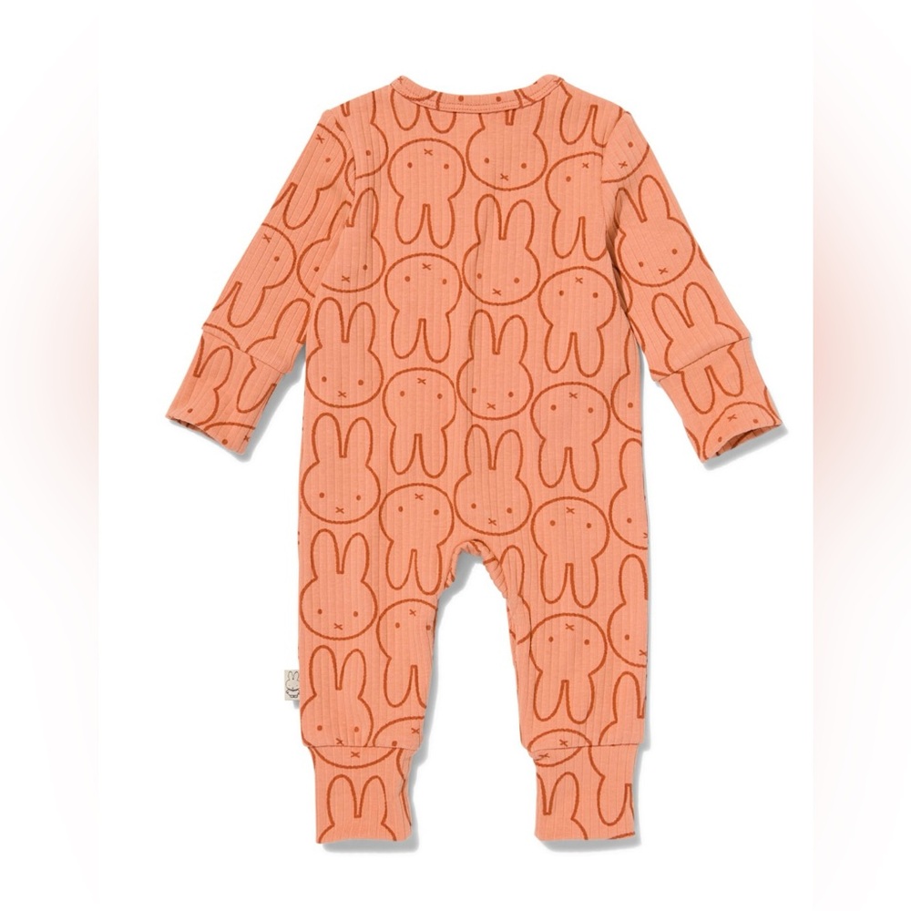 HEMA Miffy Bunny Baby Pajama One-Piece Orange 6-9 Months / 74 cm